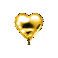FOLIEBALLON HART 46 X 49 CM GOUD ()